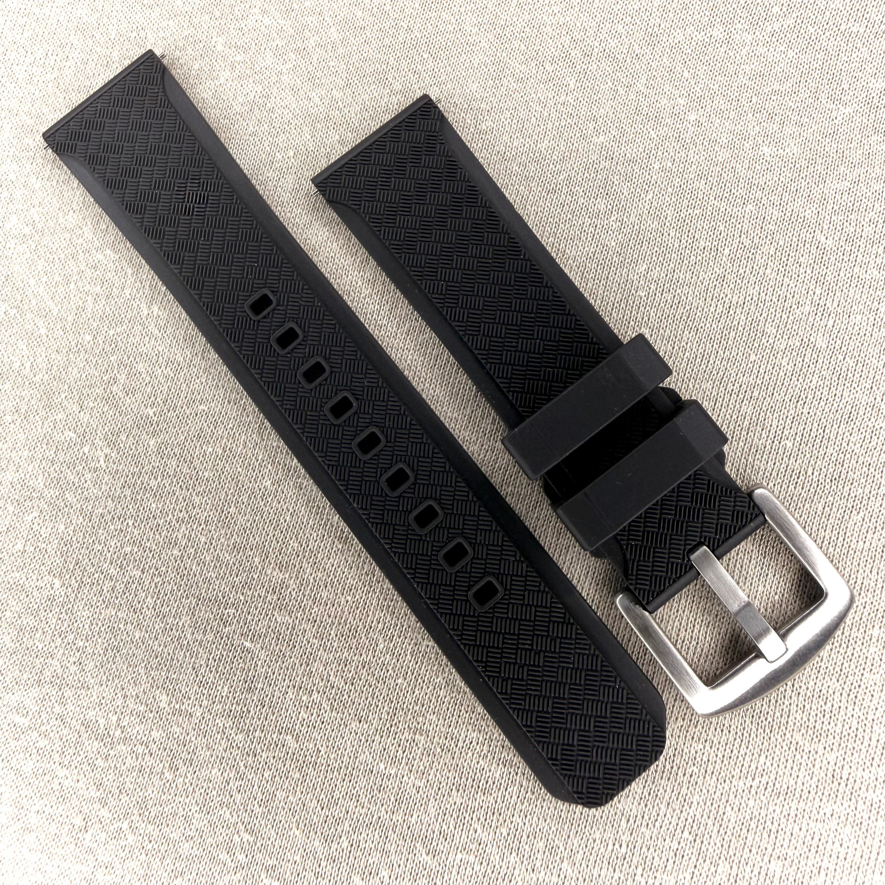 Black Rubber Strap