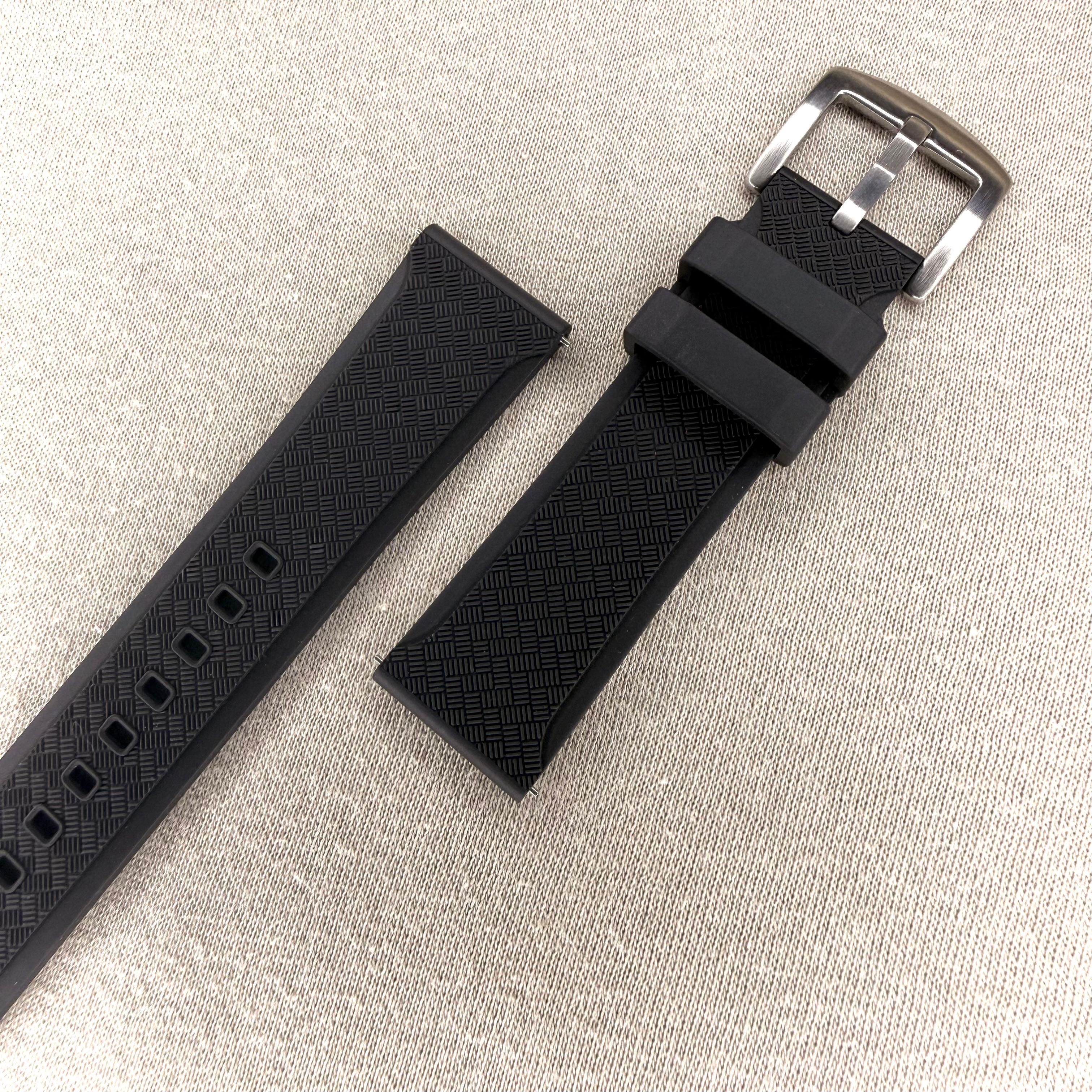Black Rubber Strap
