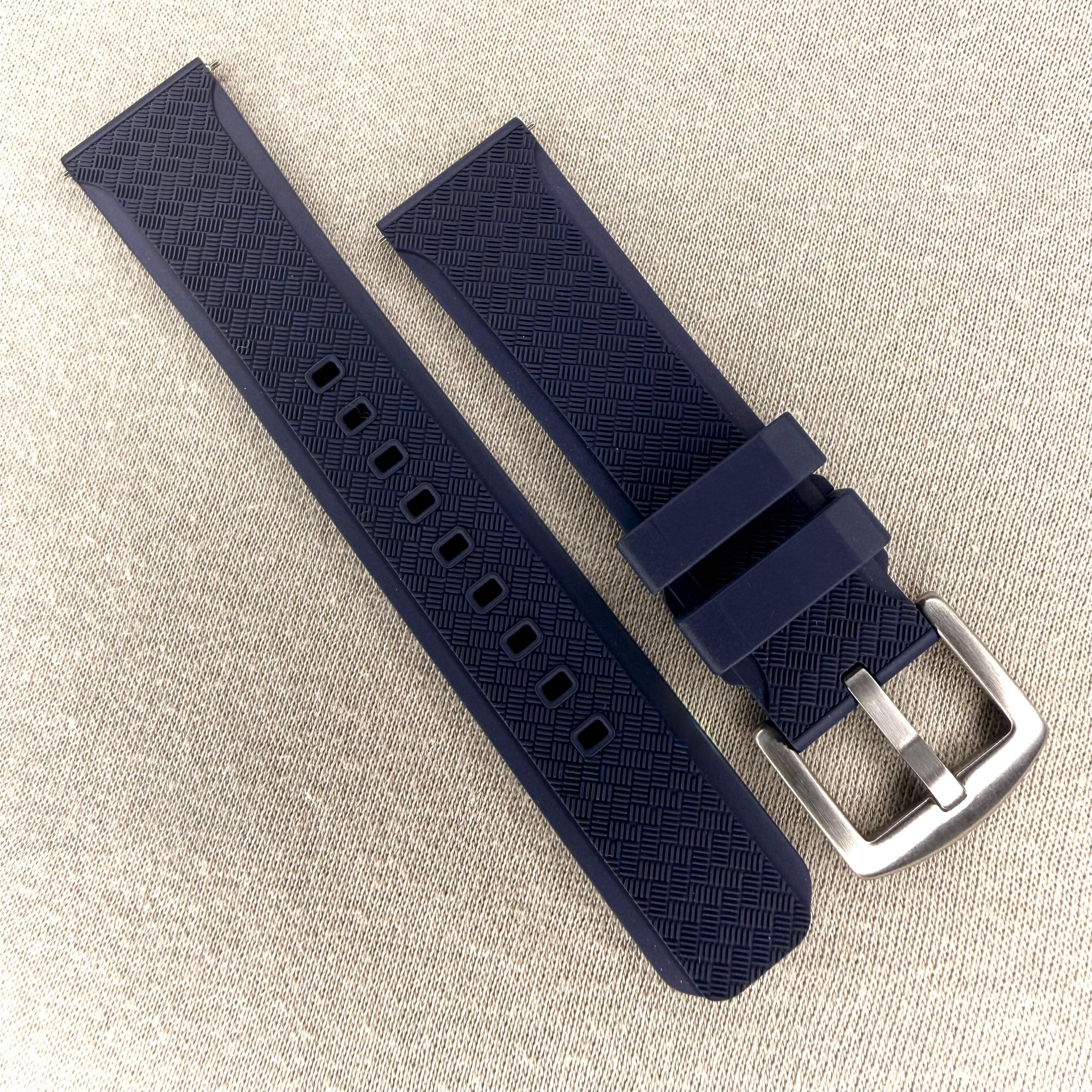 Blue Rubber Strap