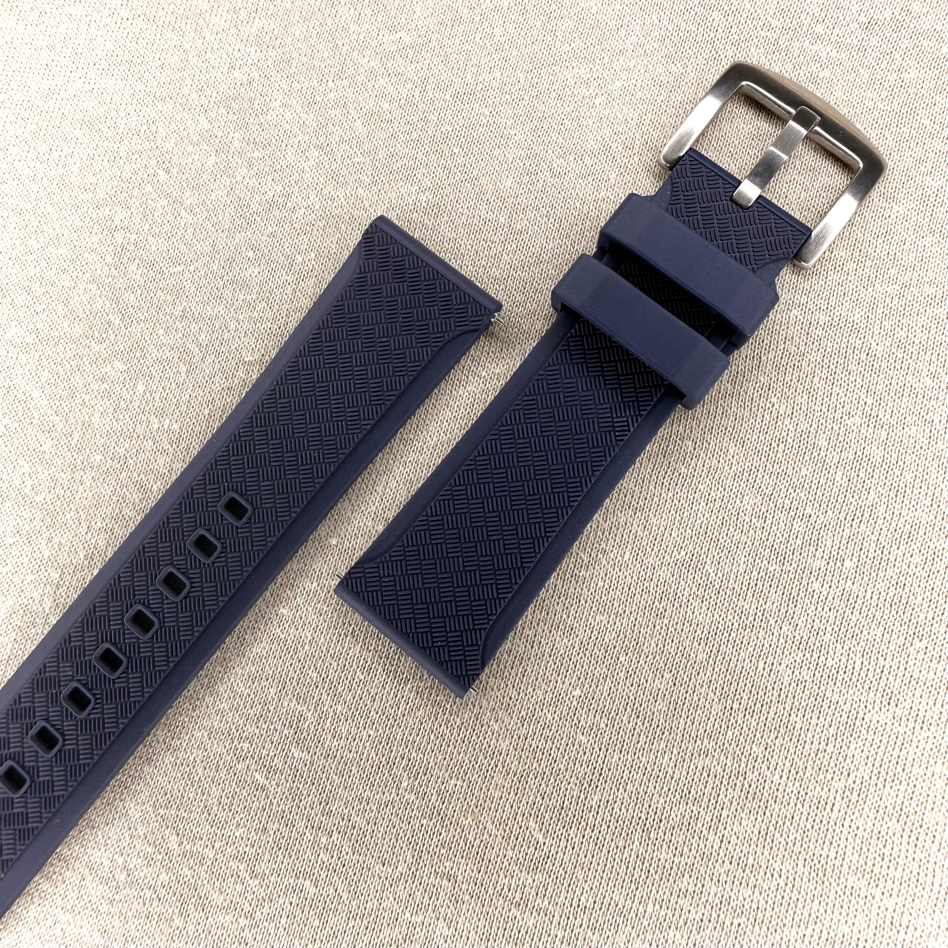 Blue Rubber Strap
