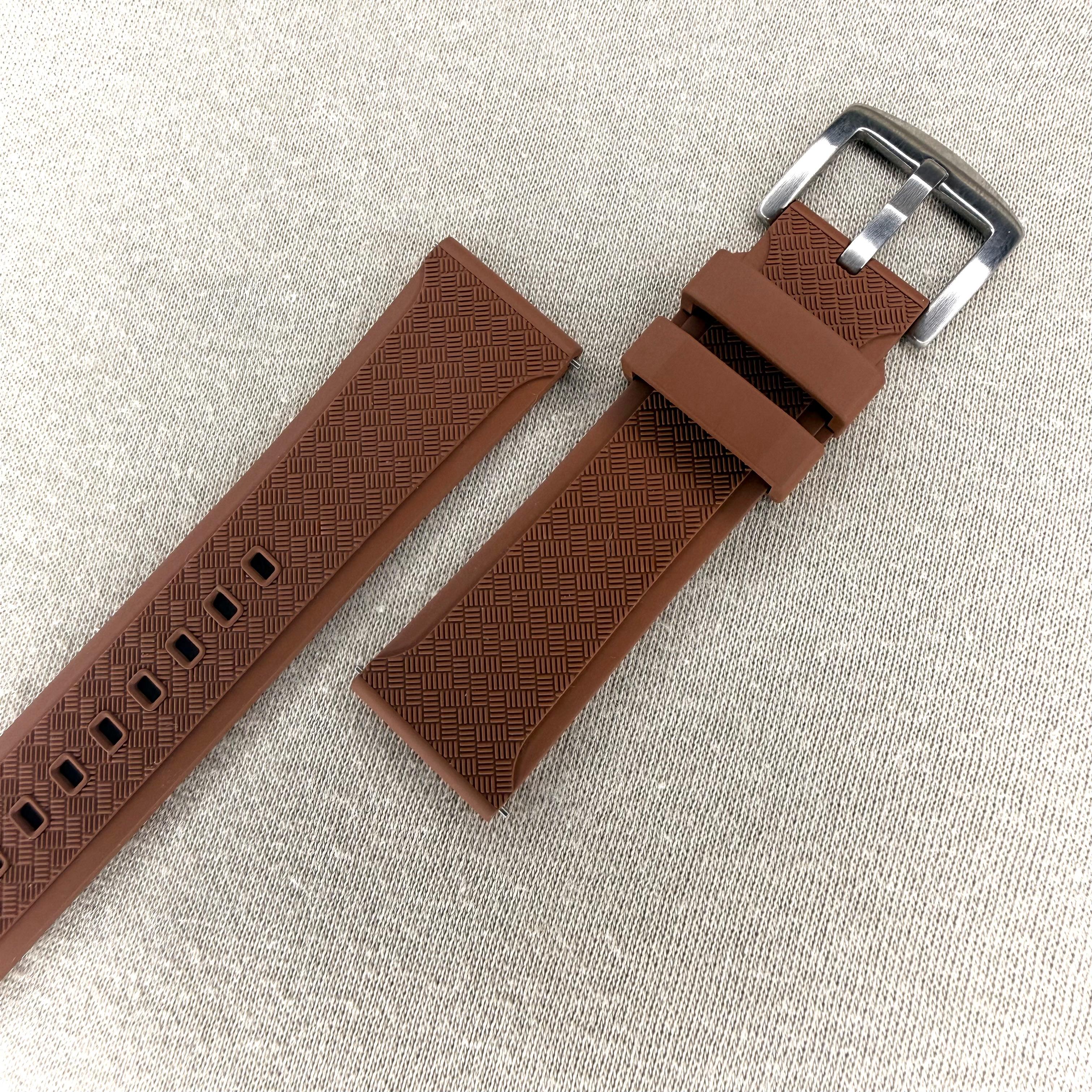 Brown Rubber Strap