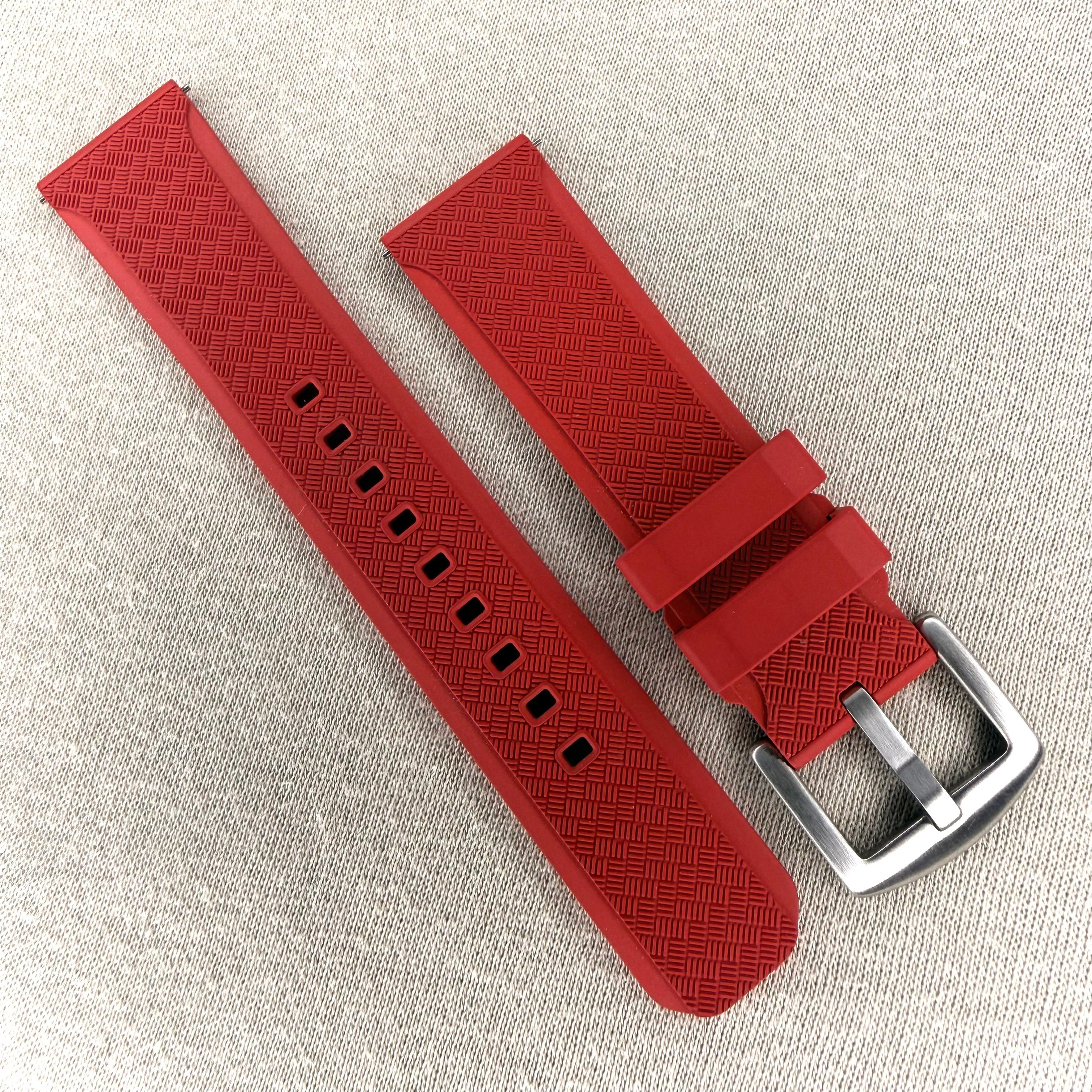 Red Rubber Strap