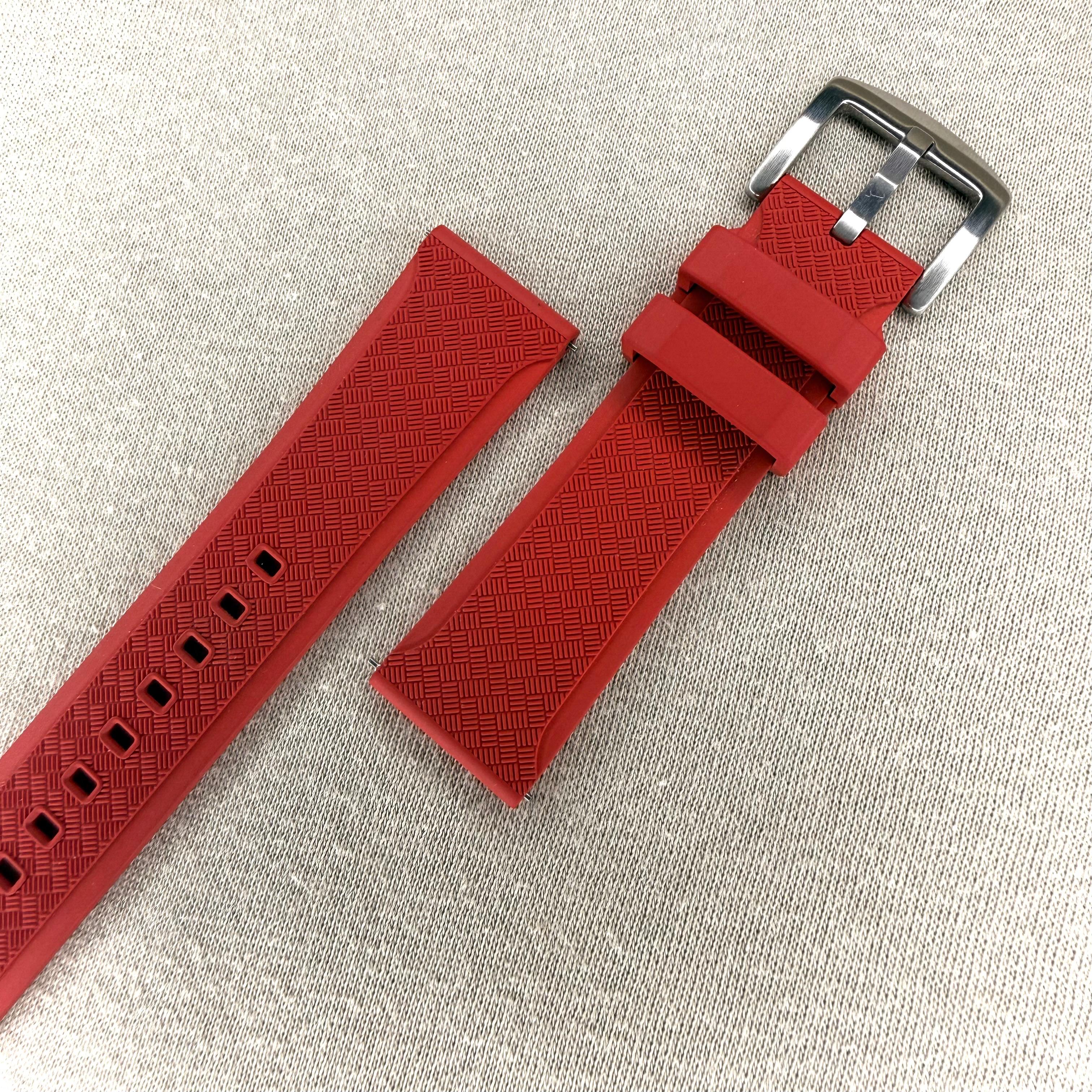 Red Rubber Strap