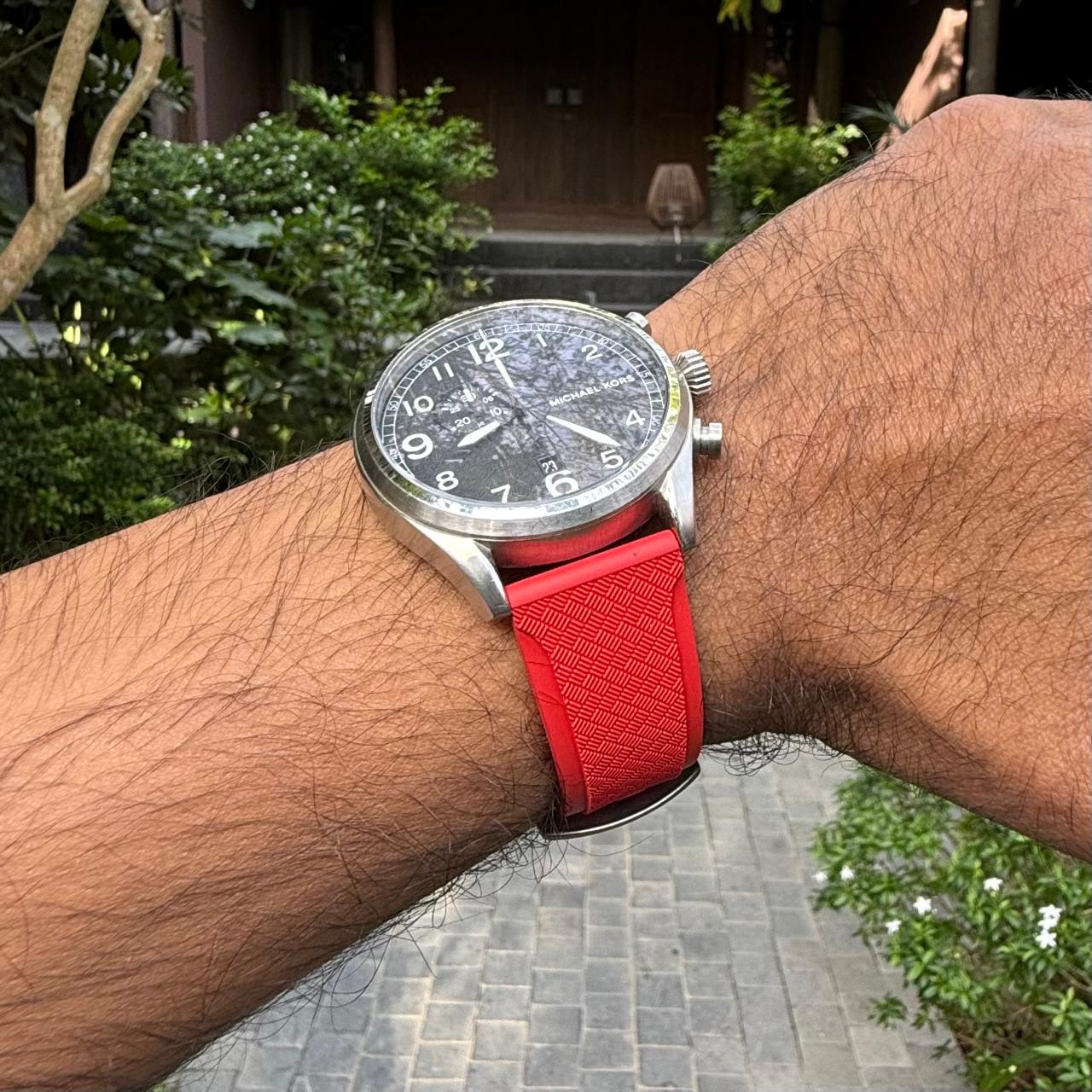 Red Rubber Strap